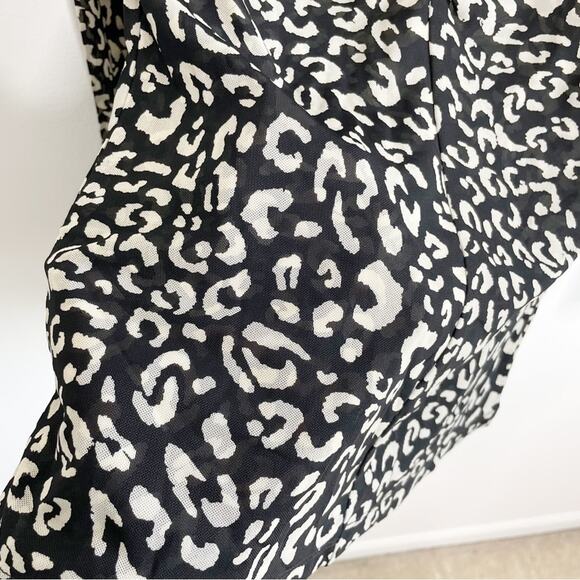 CABI Sweetheart Top Mesh Leopard Print Size XS Style 4163 - Picture 5 of 7